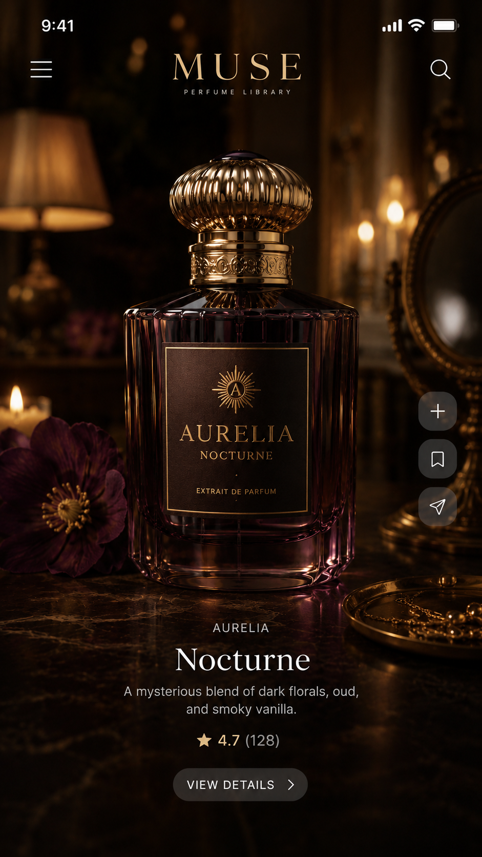 Muse fragrance discovery feed with community art (2 of 2)